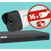 Kép 1/8 - Hyundai 16 varifokális csőkamerás, 2MP (FHD 1080p), AHD kamerarendszer
