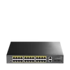 Kép 1/5 - CUDY GS1026PS2, 24 portos POE gigabit switch +2 gigabit uplink + 2 SFP gigabit Uplink port