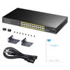 Kép 4/5 - CUDY GS1026PS2, 24 portos POE gigabit switch +2 gigabit uplink + 2 SFP gigabit Uplink port