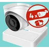 Kép 1/7 - HiLook 4 dómkamerás, 2MP (FHD 1080p), AHD kamerarendszer