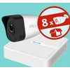 Kép 1/6 - HiLook 8 csőkamerás, 4MP (2K), IP  kamerarendszer