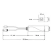 Kép 2/3 - IIP-POE11RW, POE/12V DC splitter, tápleválasztó, kültéri
