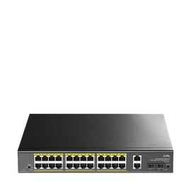 CUDY GS1026PS2, 24 portos POE gigabit switch +2 gigabit uplink + 2 SFP gigabit Uplink port