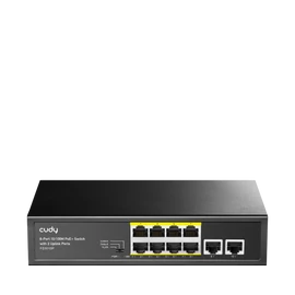 CUDY FS1010P, 10 portos POE switch, 8 POE + 2 Uplink