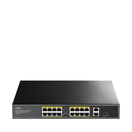 CUDY FS1018PS1, 18 portos POE switch, 16 POE + 2 Gigabit + 1 SFP Uplink port