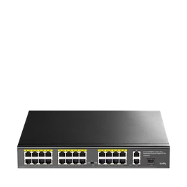 CUDY FS1026PS1, 26 portos POE switch, 24 POE + 2 Gigabit + 1 SFP Uplink port