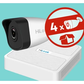 HiLook 4 csőkamerás, 2MP (FHD 1080p), AHD kamerarendszer
