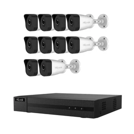 HiLook 10 csőkamerás, 4MP (2K), IP  kamerarendszer