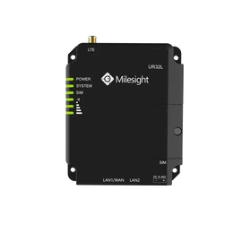 Milesight UR32L-L04EU Ipari 3G/4G LTE  Router 2x100Mbps LAN