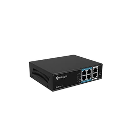 Milesight MS-S0204-EL 6/4 POE switch, 4X10/100Mbps PoE + 2X100Mbps uplink