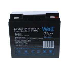 AKKUMULÁTOR 12V/ 18Ah, WELL