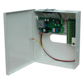 ICP-M121010U, tápegység, 10.000mA, 12V DC, szünetmentes, 10 csat., fémdobozban