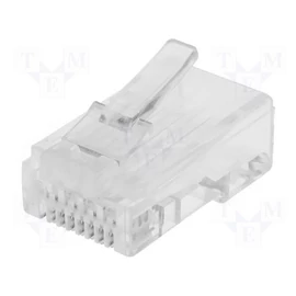 RJ45W01-UTP csatlakozó, TÖMÖT RÉZ eres UTP kábelhez