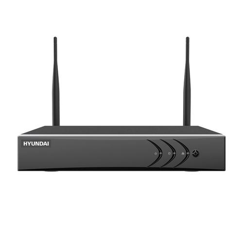HYUNDAI HYU-707 WIFI NVR, okos videó rögzítő beépített WIFI-vel, 4*4.0MP WIFI IP kamera rögzítő, H.265+ NVR, német Cloud szolgáltatással