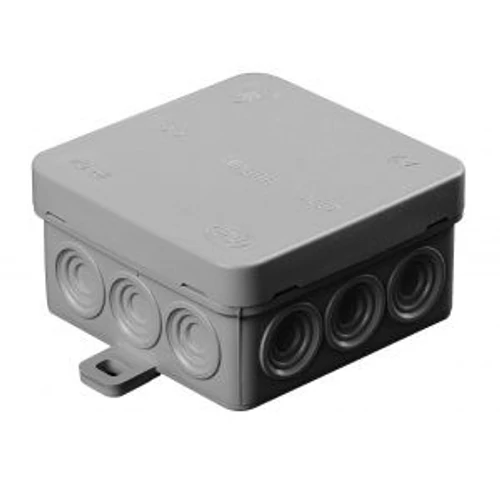 BUD0010 OBO kötődoboz biztonsági kamerákhoz, 100x100x40, kültéri (IP54), szürke színű