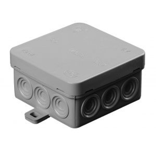 BUD0010 OBO kötődoboz biztonsági kamerákhoz, 100x100x40, kültéri (IP54), szürke színű