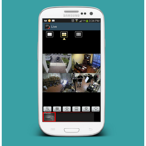 Mobiltelefonos APP letöltése, beállítása a megfigyelőrendszerhez - munkadíj - Ft/Android, iPhone eszköz
