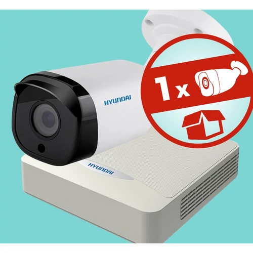 Hyundai 1 motorzoom csőkamerás, 4MP IP  kamerarendszer