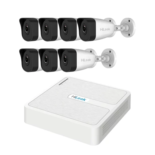 HiLook 7 csőkamerás, 4MP (2K), IP  kamerarendszer