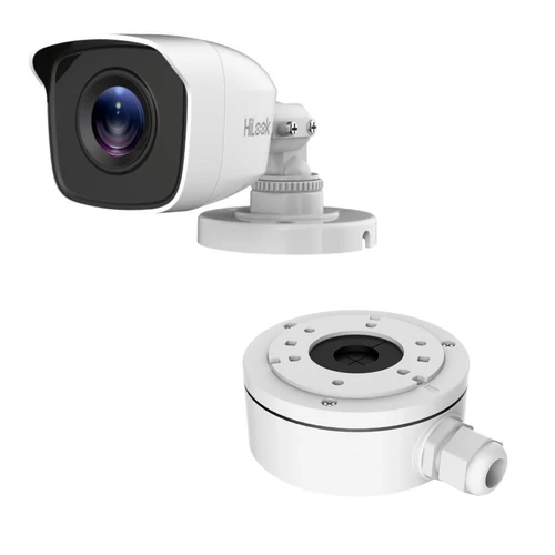 HiLook THC-B120-M , 2MP,  AHD/TVI/CVI/analóg csőkamera + DS-1280ZJ-XS talp alá szerelhető kötődoboz