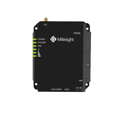 Milesight UR32L-L04EU Ipari 3G/4G LTE  Router 2x100Mbps LAN