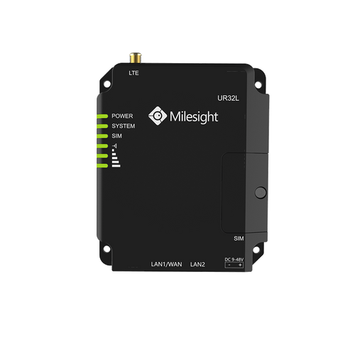 Milesight UR32L-L04EU-P Ipari 3G/4G LTE  Router 1x100Mbps+ 1x100Mbps POE LAN
