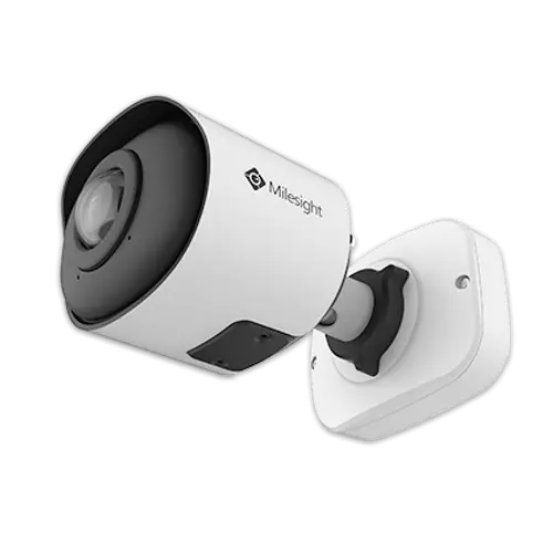 Milesight MS-C5365-PB 180° halszem optikás csőkamera, 5MP, 25fps, POE