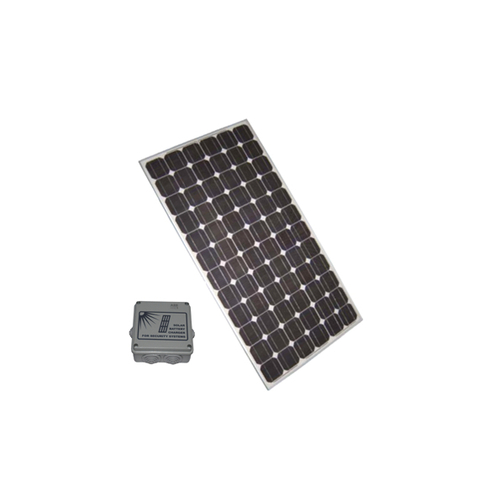 SA-SOLAR02 szett, 50W-os napelem modul intelligens akkumulátor töltővel