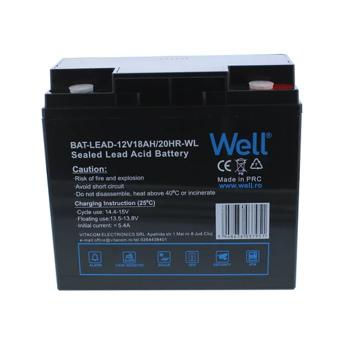 AKKUMULÁTOR 12V/ 18Ah, WELL