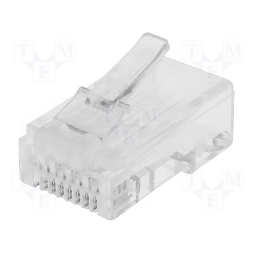 RJ45W01-UTP csatlakozó, TÖMÖT RÉZ eres UTP kábelhez